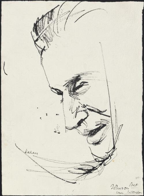 Portrait of George Johnston [picture] / Kahan