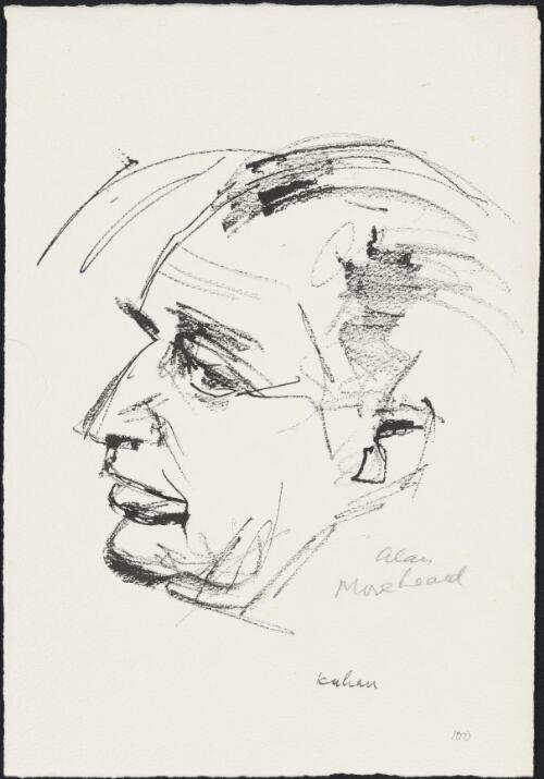 Portrait of Alan Moorehead [picture] / Kahan
