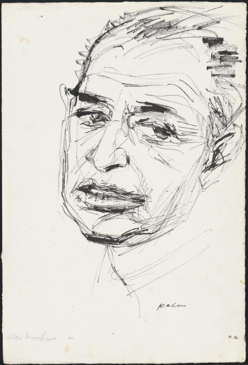 Portrait of Alan Moorehead [picture] / Kahan
