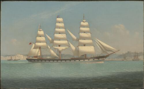 The trade sailing ship Neotsfield [picture] / E. Adams