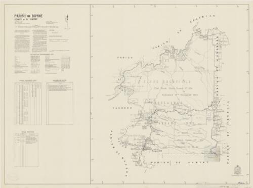 Parish of Boyne, County of St Vincent [cartographic material] / printed & published by Dept. of Lands Sydney