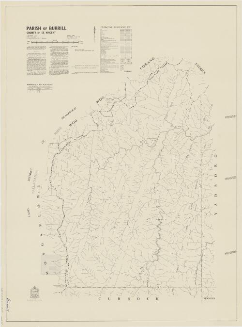 Parish of Burrill, County of St. Vincent [cartographic material] / printed & published by Dept. of Lands Sydney