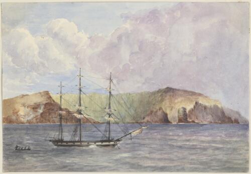 Indian Ocean, Island of St. Paul's [picture] / [Edwin Augustus Porcher]