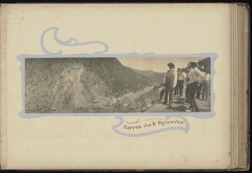 Tour party above the Burrinjuck Dam, New South Wales, November 1908