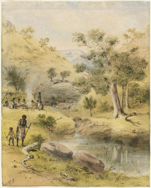 Early Australian landscape [picture] / S.T.G
