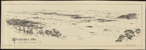 Canberra from Mount Ainslie [picture] / H.M. Rolland delt