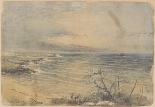 [Seascape with ship] [picture] / [George Ingelow]