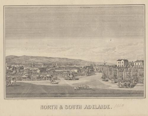 North & south Adelaide [picture] / nach der Natur gaz. v. H. Berger, auf Stein gr. v. H. Berger