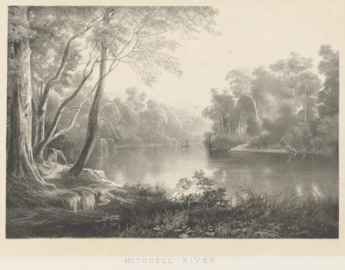 Mitchell River [picture] / drawn from nature and lithographed by N. Chevalier