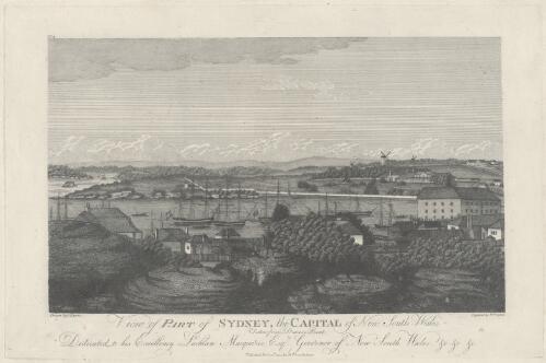 View of part of Sydney, the capital of New South Wales, taken from Dawes's Point [picture] / drawn by J. Eyers [sic], engraved by W. Presston [sic]