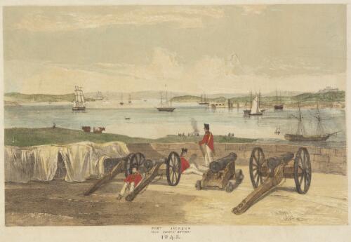 Port Jackson from Dawes' Battery, 1842 [picture] / J.S. Prout