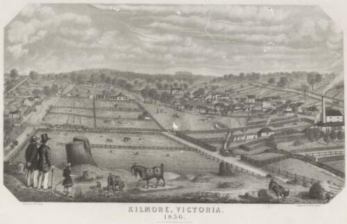 Kilmore, Victoria, 1856 [picture] / drawn by J.W. Laing, engraved by H.S. Sadd