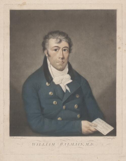 Portrait of William Balmain, M.D. [picture] / R. Earlom fect. ; T. Parkinson pinxt