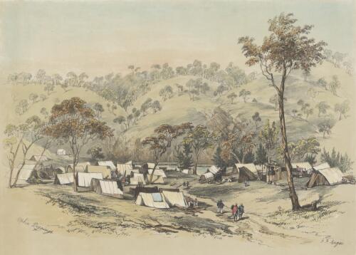 Ophir diggings [picture] / G.F. Angus