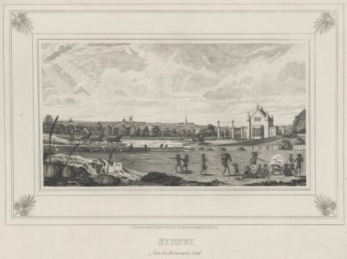 Sydney from the Parramatta Road [picture] / drawn and engraved by J. Carmichael