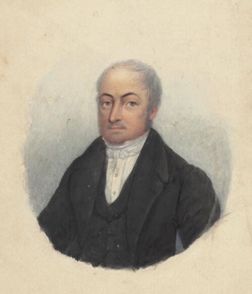 [Portrait of Freder Apthorp] [picture] / drawn and painted by Thos. Hamilton