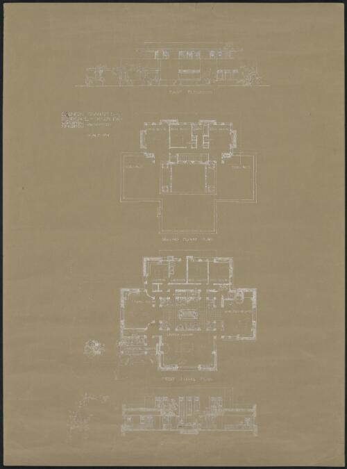 Ernest Graham Esq. residence, study 1547 [picture] / W.B. Griffin, M.M. Griffin, architects