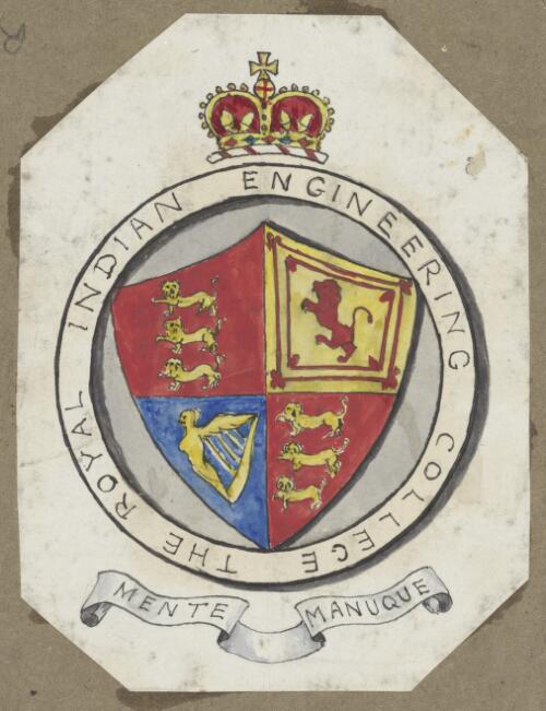 [Coat of arms of the Royal Indian Engineering College] [picture] / [H.J. Graham]