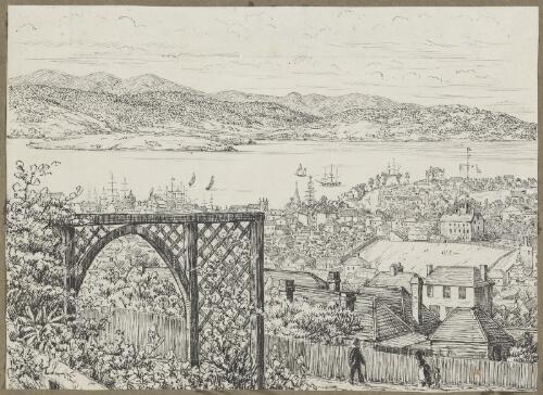 Hobart from Molle Street [picture] / [H.J. Graham]
