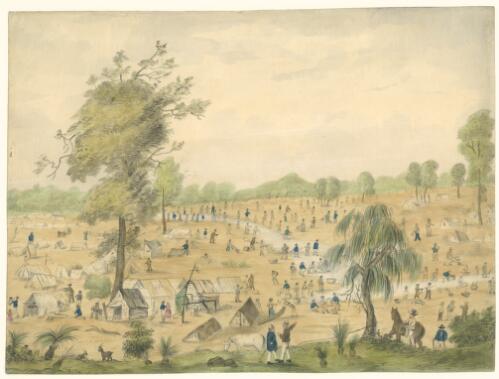 Golden Point, Ballarat, 1851 [picture] / [D.Tulloch]