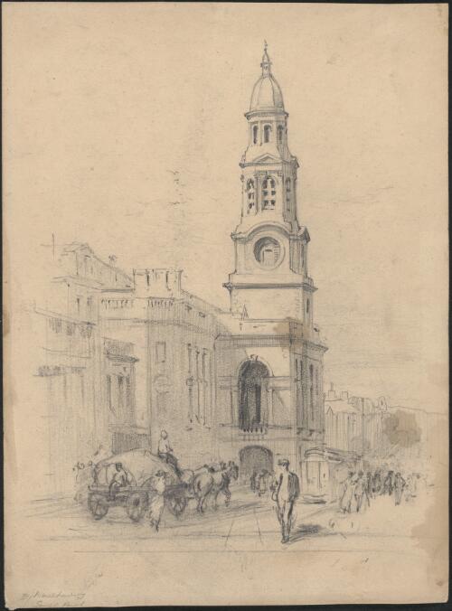 [Adelaide Town Hall] [picture] / by Lionel Lindsay