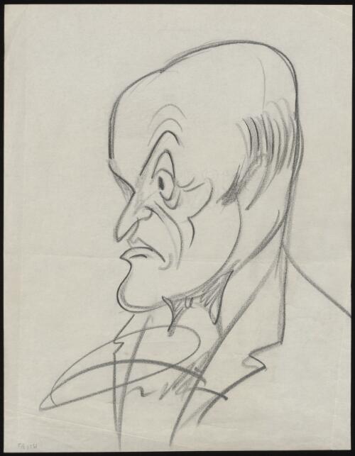 [Caricature portrait of Edouard Borovansky] [picture] / Frith