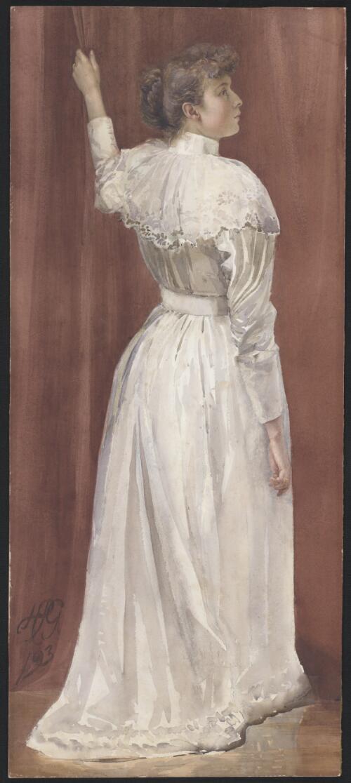 Portrait of Dame Nellie Melba, 1893 [picture] / H.P.G