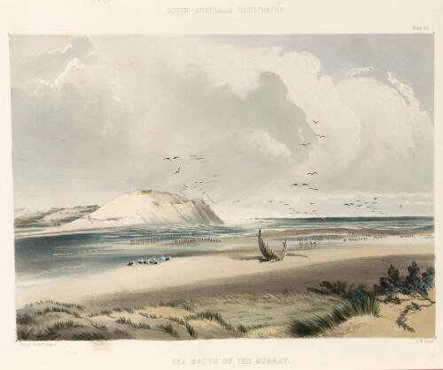 Sea mouth of the Murray [picture] / George French Angas; J.W. Giles