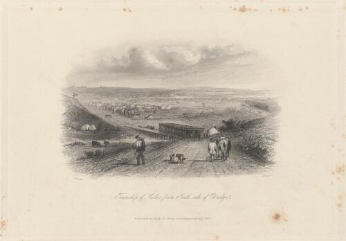 Township of Keilor from south side of bridge [picture] / S.T. Gill del.; J.Tingle sc