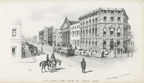 Pitt Street from Hunter St. looking north [picture] / S.T.G