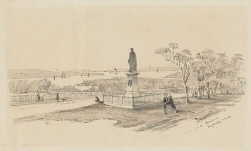 Entrance to Domain, Sydney, 1849 [picture] / C.M