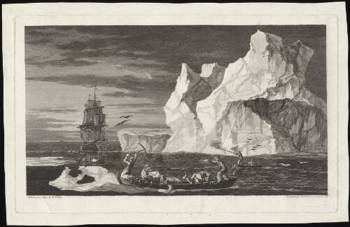 The ice islands seen on the 9th of Jany., 1773 [picture] / drawn from nature by W. Hodges, engraved by B.T. Pouncy