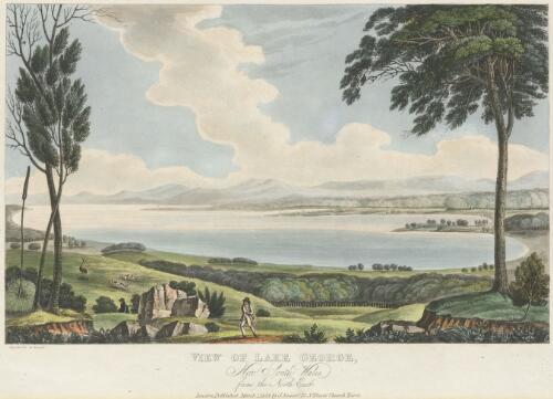 View of Lake George, New South Wales, from the north east [picture] / I. Lycett Delt. et Execute