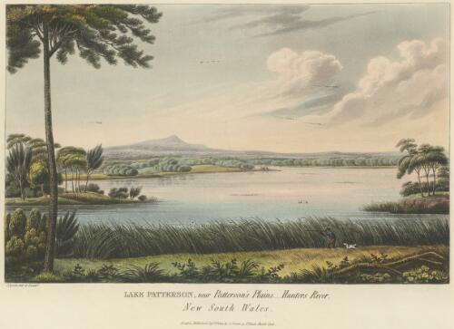 Lake Patterson, near Patterson's Plains, Hunters River, New South Wales [picture] / J. Lycett, Delt. et Executr