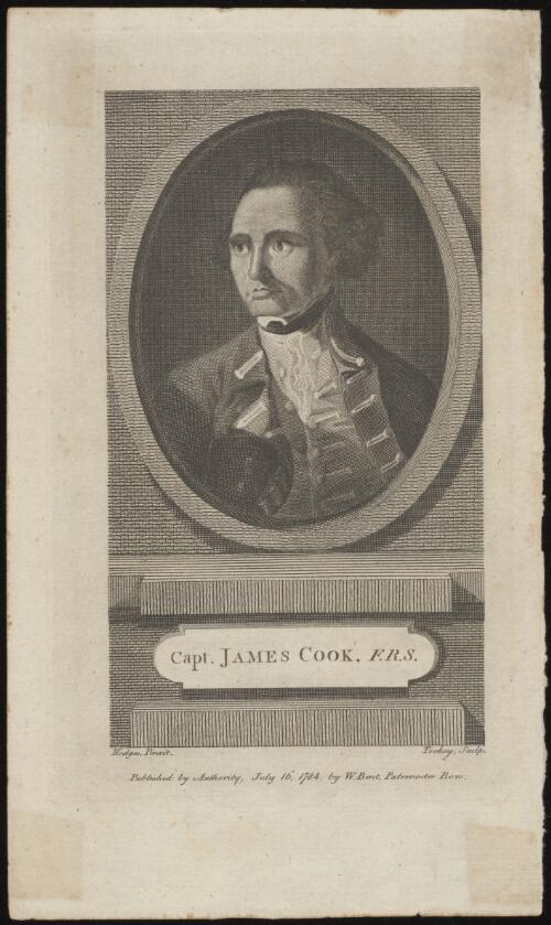 Capt. James Cook, F.R.S. [picture] / Hodges pinxit; Tookey sculp