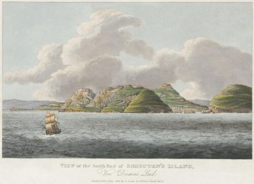 View of the south end of Schouten's Island, Van Diemens Land [picture] / [Joseph Lycett]