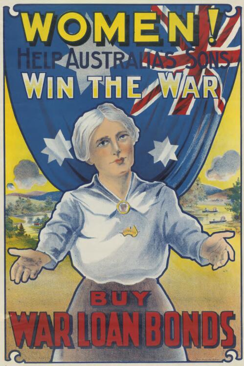 Women! help Australia's sons win the war [picture] : buy war loan bonds