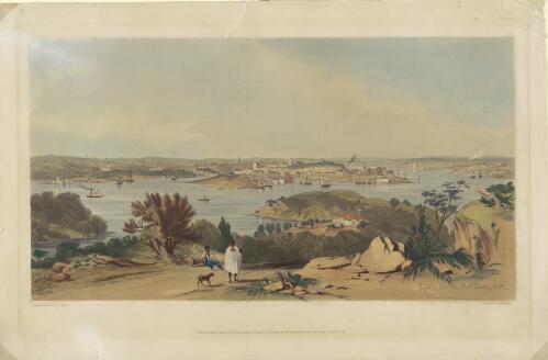 Sydney from the North shore 1842 [picture] / C. Martens; drawn on stone by T.S. Boys