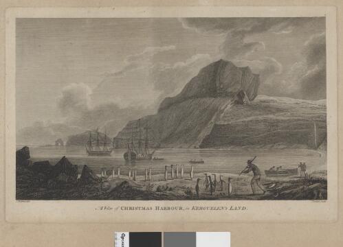 A view of Christmas Harbour in Kerguelen's Land [picture] / J. Webber del.; Newton sculp