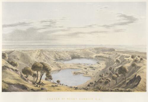 Crater of Mount Gambier, S.A. [picture] / E. v. Guérard