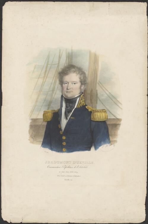 J.S.C. Dumont d'Urville, commandant l'expedition de l'Astrolabe [picture]/ A. Maurin