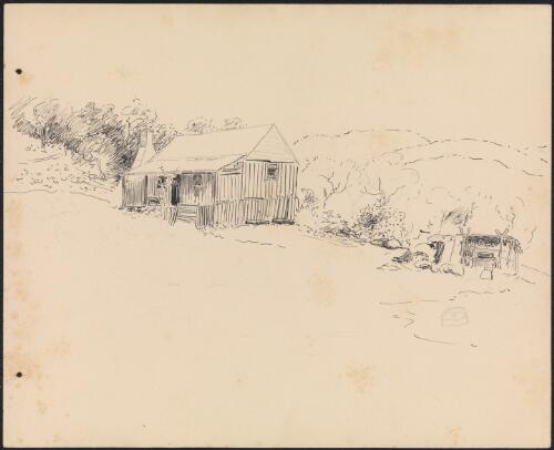 [Hut by the Snowy River] [picture] / [K.L. Farran]