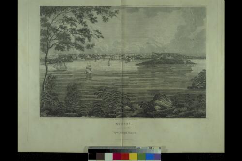 Sydney from the north shore, New South Wales [picture] / W. Preston sculp. from an original drawing by Captn. Wallis
