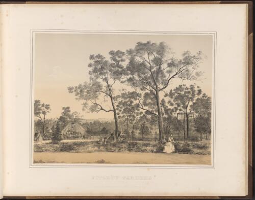 Fitzroy Gardens 1863 [picture] / F. Cogne drawn & lith