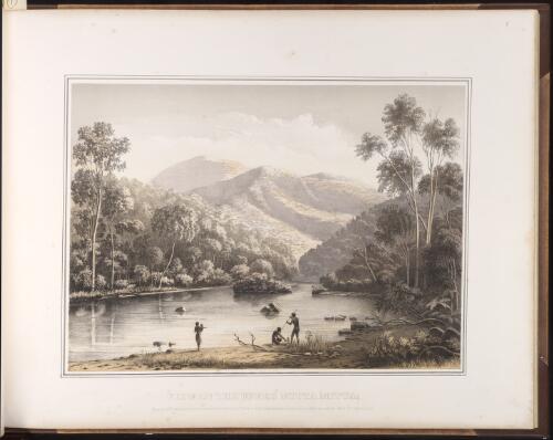 View on the upper Mitta Mitta, from an oil painting by E . Von Guerrard [sic], the property of F. Kawerau, Esq. [picture]