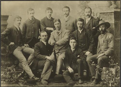 Group of students, National Gallery Art School, Melbourne 1887 [picture]