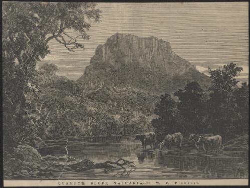Quamby's Bluff, Tasmania [picture] / by W.C. Piguenit; S. Calvert