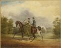[Robert Fitzgerald and his sister Lucy, later Mrs Douglas-Hamilton, out riding] [picture] / J. Fowles, 1864