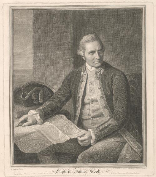 Captain James Cook [picture] / N. Dance pinxt.; engrd. by J.K. Sherwin