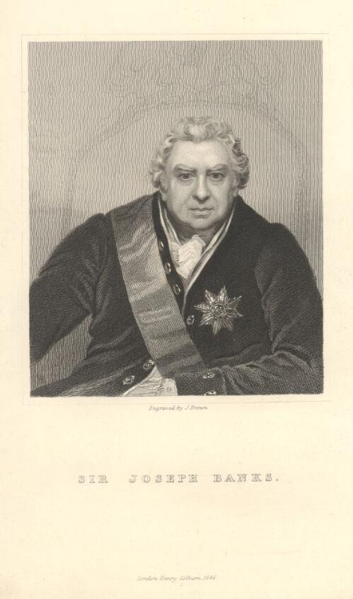 Sir Joseph Banks [picture] / engraved by J. Brown